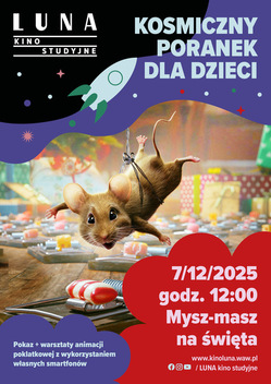 KOSMICZNY PORANEK | Mysz-masz na Święta | film i warsztaty animacji poklatkowej z wykorzystaniem własnych smartfonów