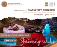 Bilety na: Warsztaty - mydełka i sole kąpielowe