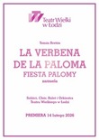Bilety na: LA VERBENA DE LA PALOMA. FIESTA PALOMY - II PRZEDSTAWIENIE