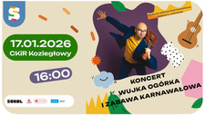 Bilety na: Wujek Ogórek - koncert dla dzieci i zabawa karnawałowa